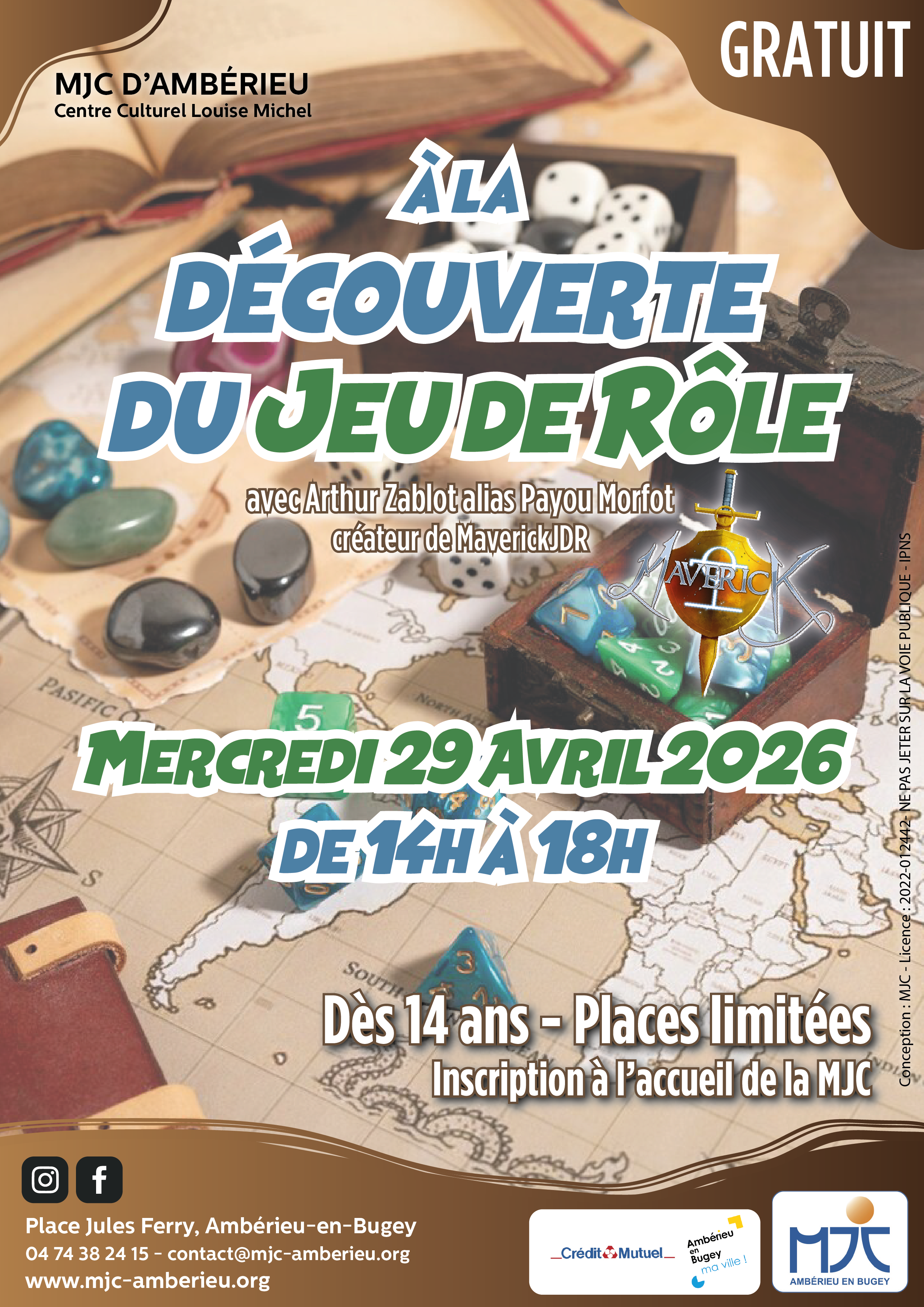Mercredi 29 Avril à 14H