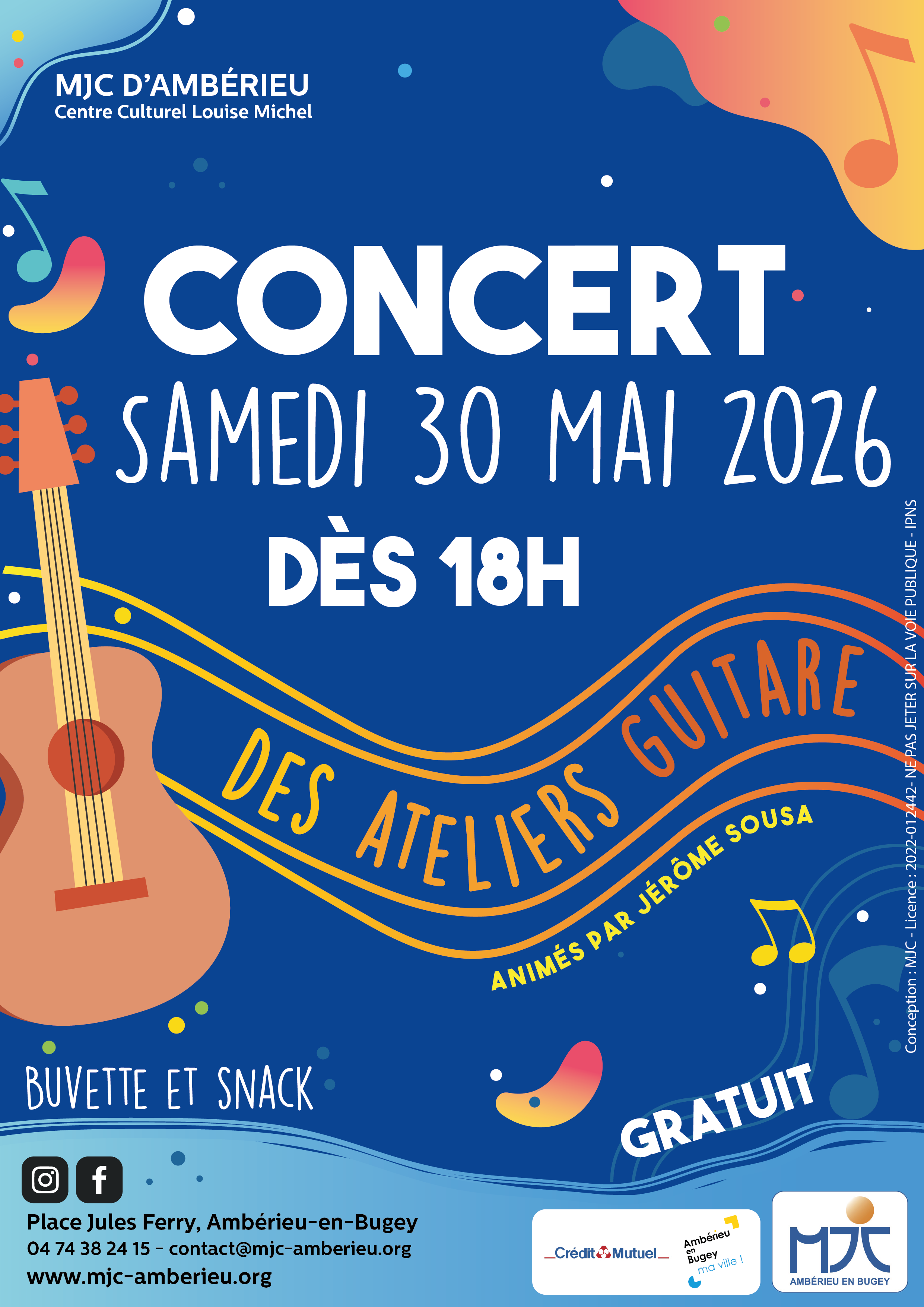 Samedi 30 Mai dès 18h